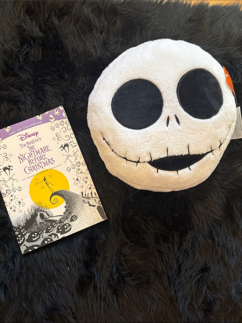 Disney The Nightmare Before Christmas Pillow & Art of Coloring Book